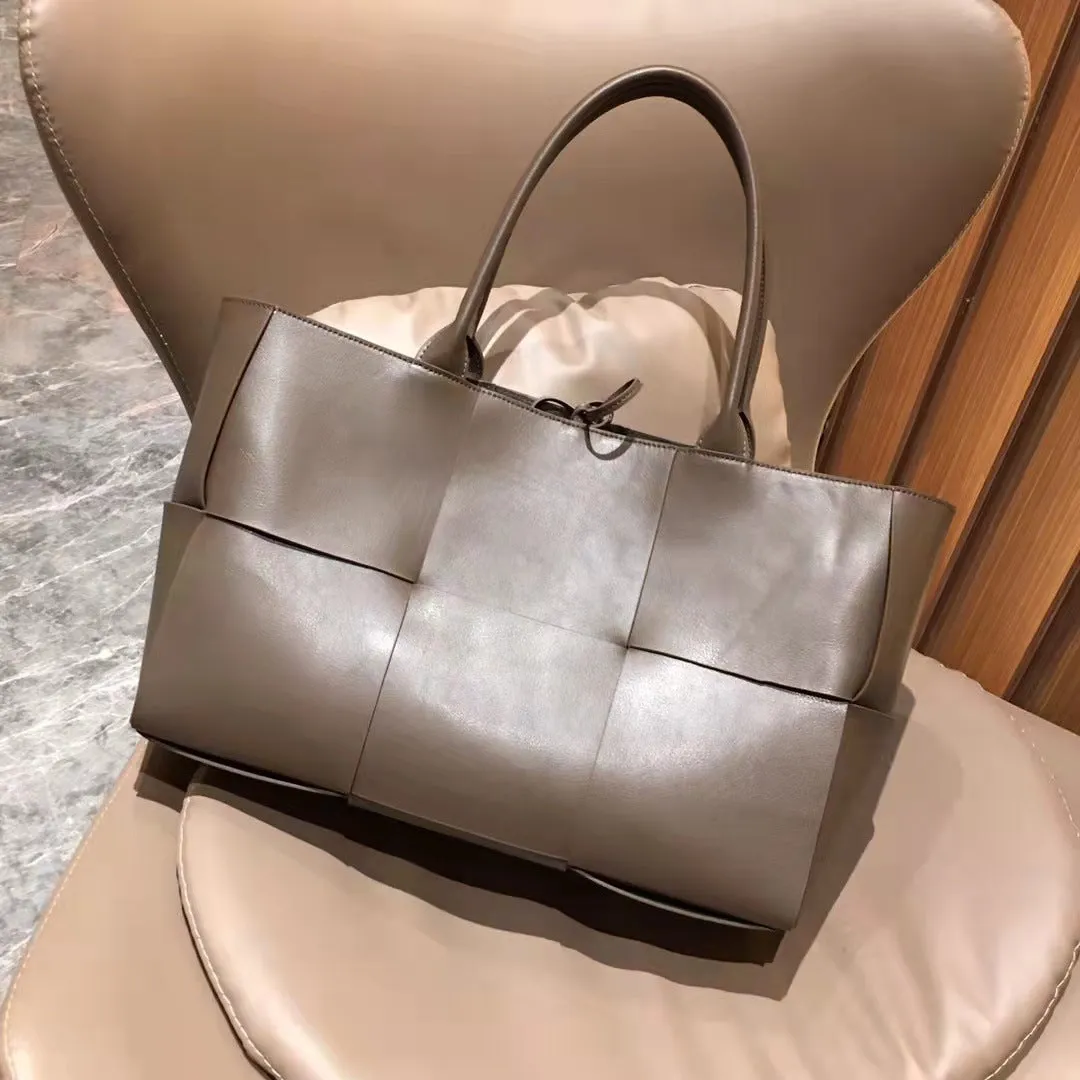 The Bottega Veneta Arco inspired Woven Large Leather Tote Bag