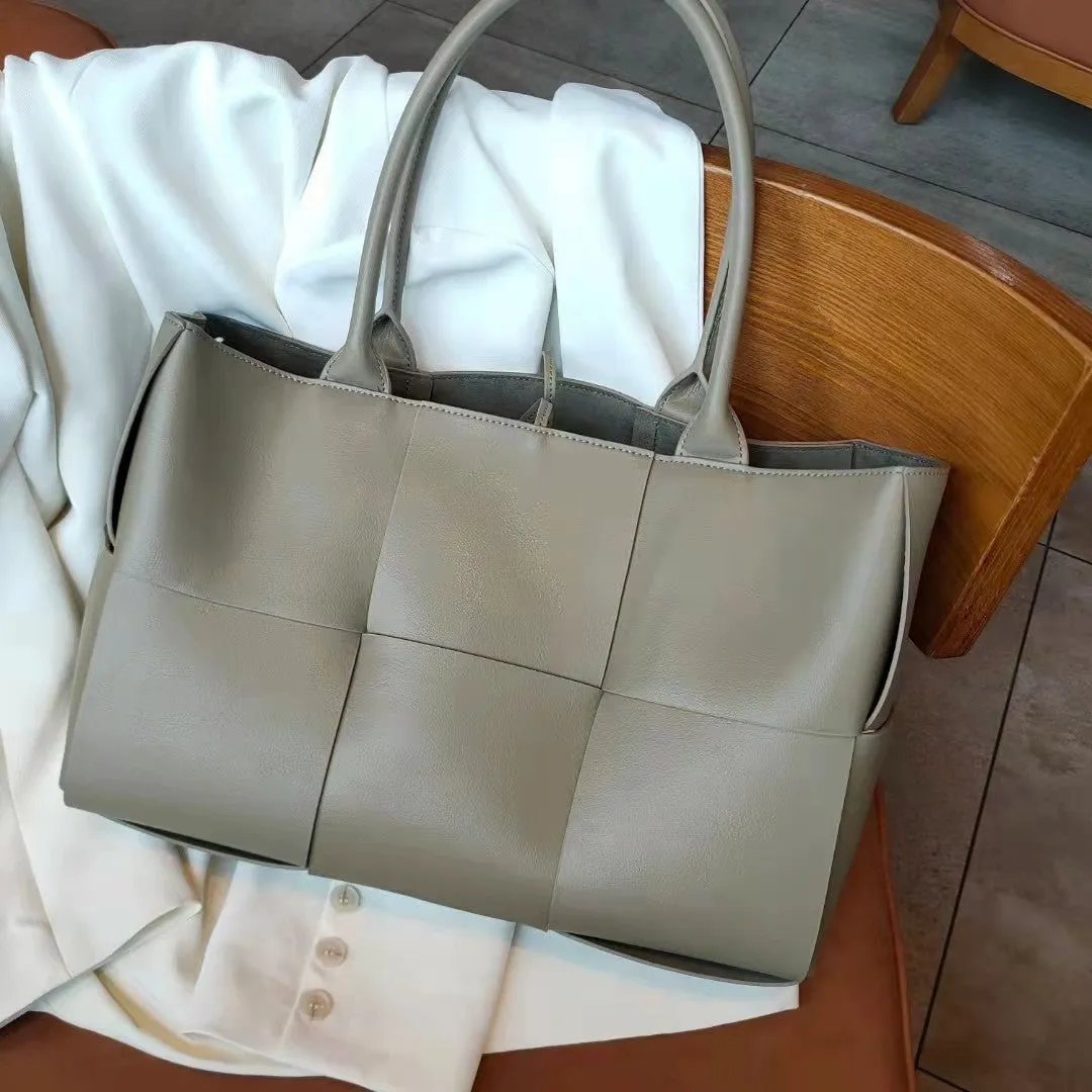 The Bottega Veneta Arco inspired Woven Large Leather Tote Bag