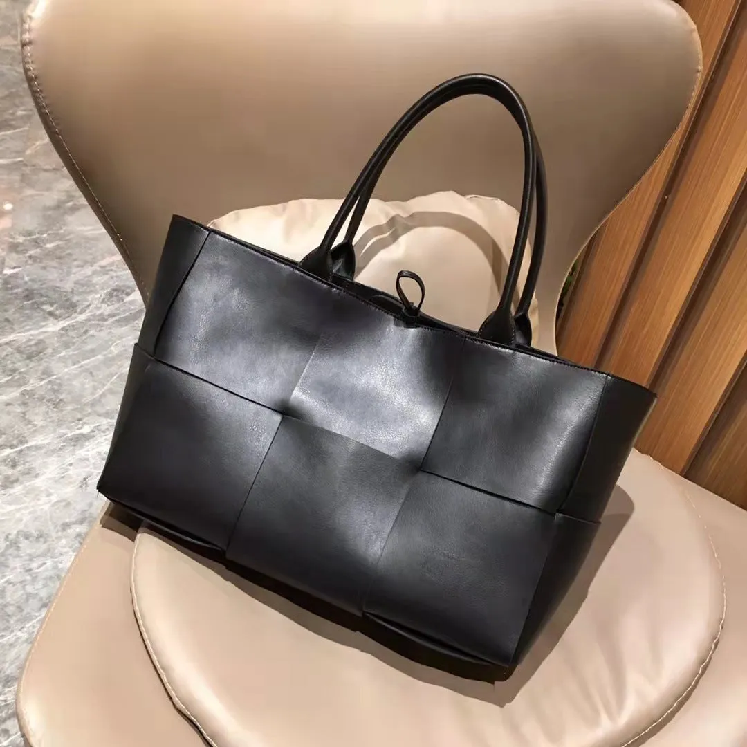 The Bottega Veneta Arco inspired Woven Large Leather Tote Bag