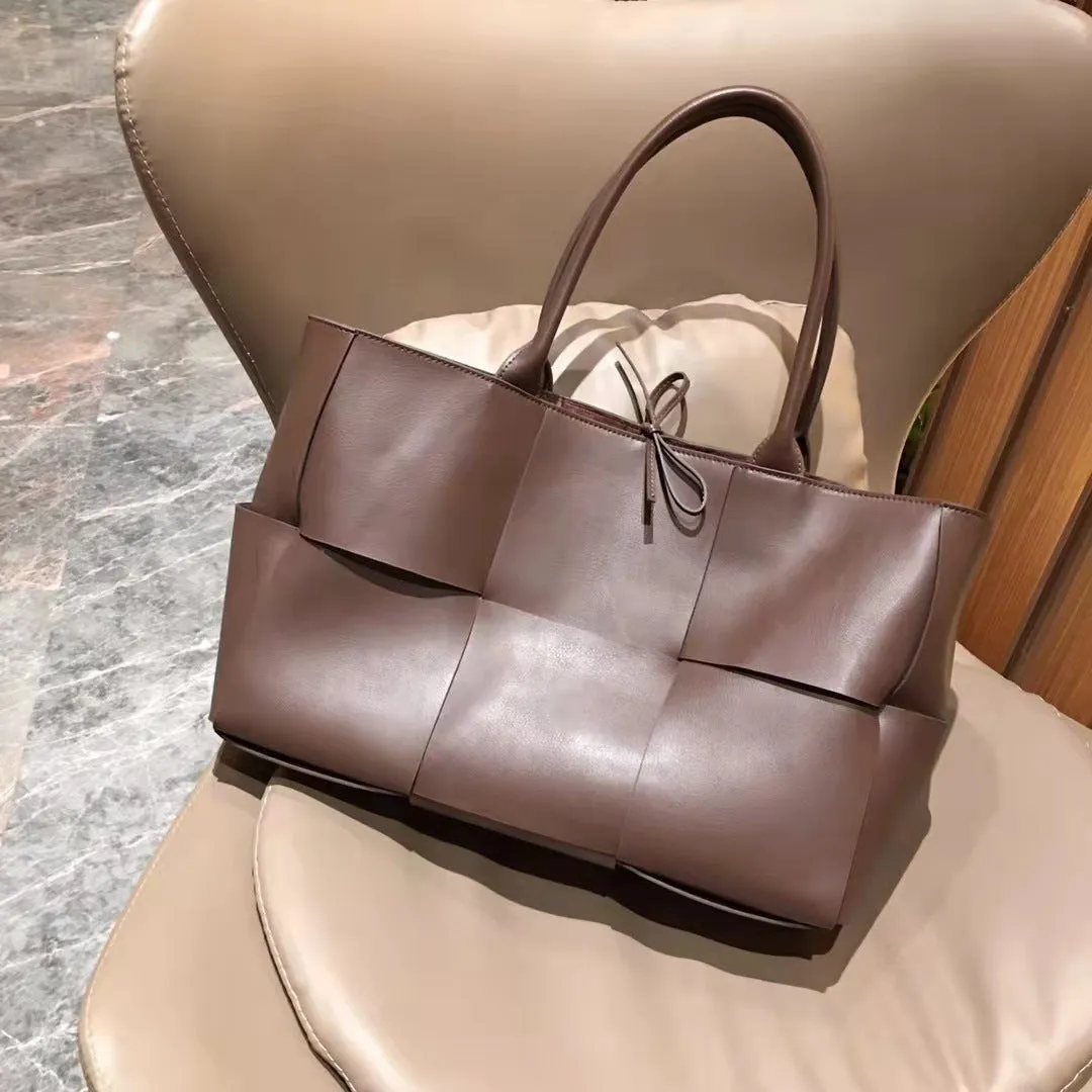 The Bottega Veneta Arco inspired Woven Large Leather Tote Bag