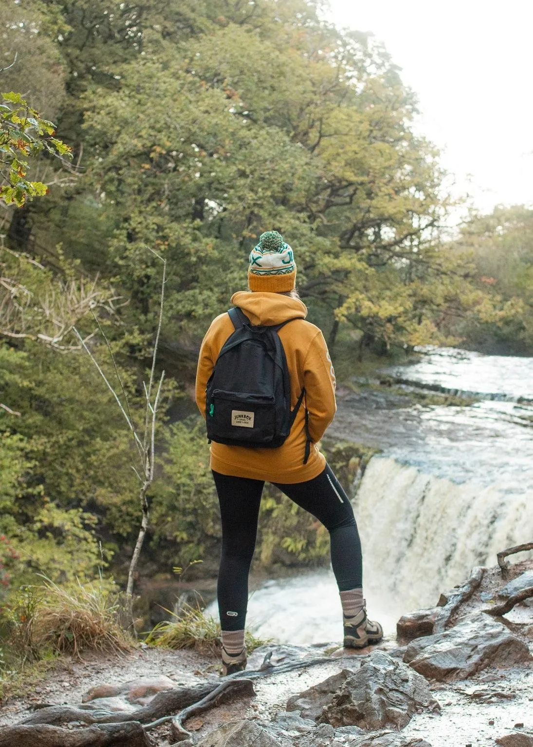 'The Classic' Recycled Backpack in Black