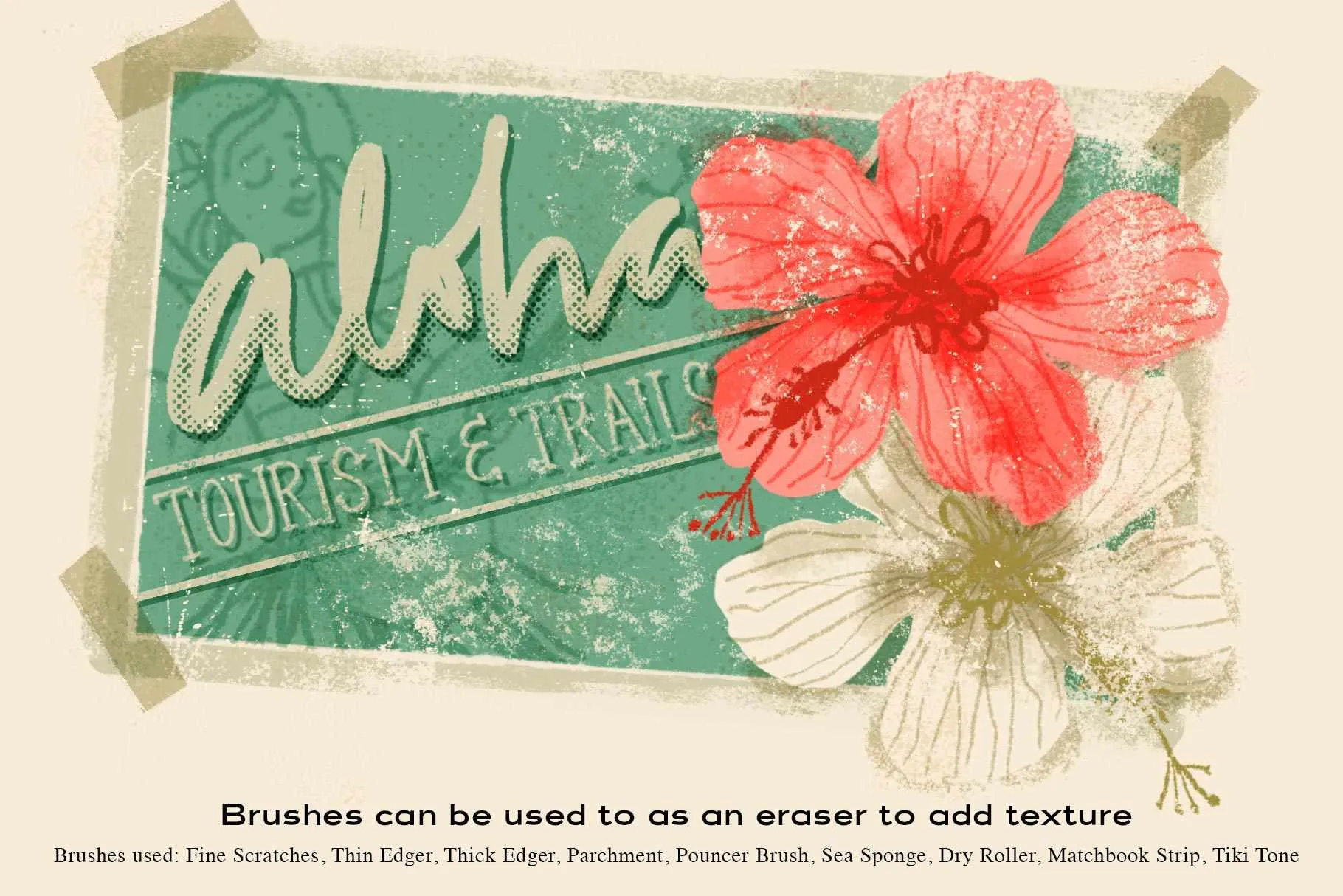 The Texture Brush Pack for Procreate