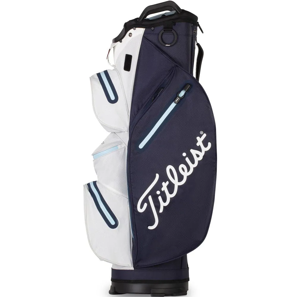 Titleist StaDry Cart 14 Waterproof Cart Bag - Navy/White/Sky