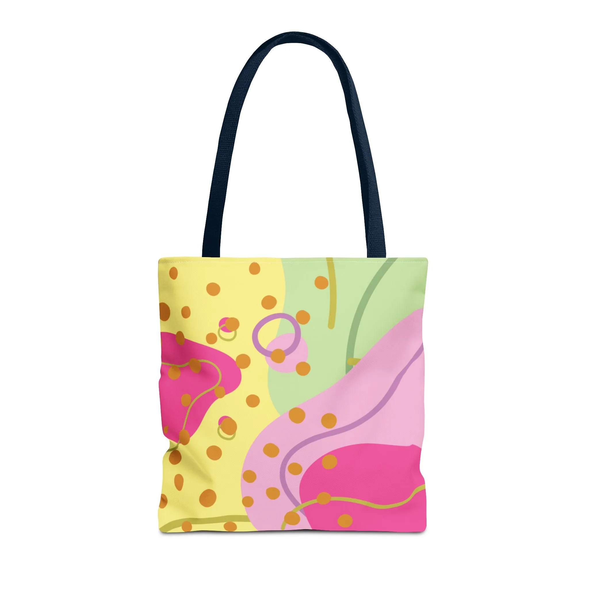 Tote Bag - Fun and Vibrant Digital Abstract Design