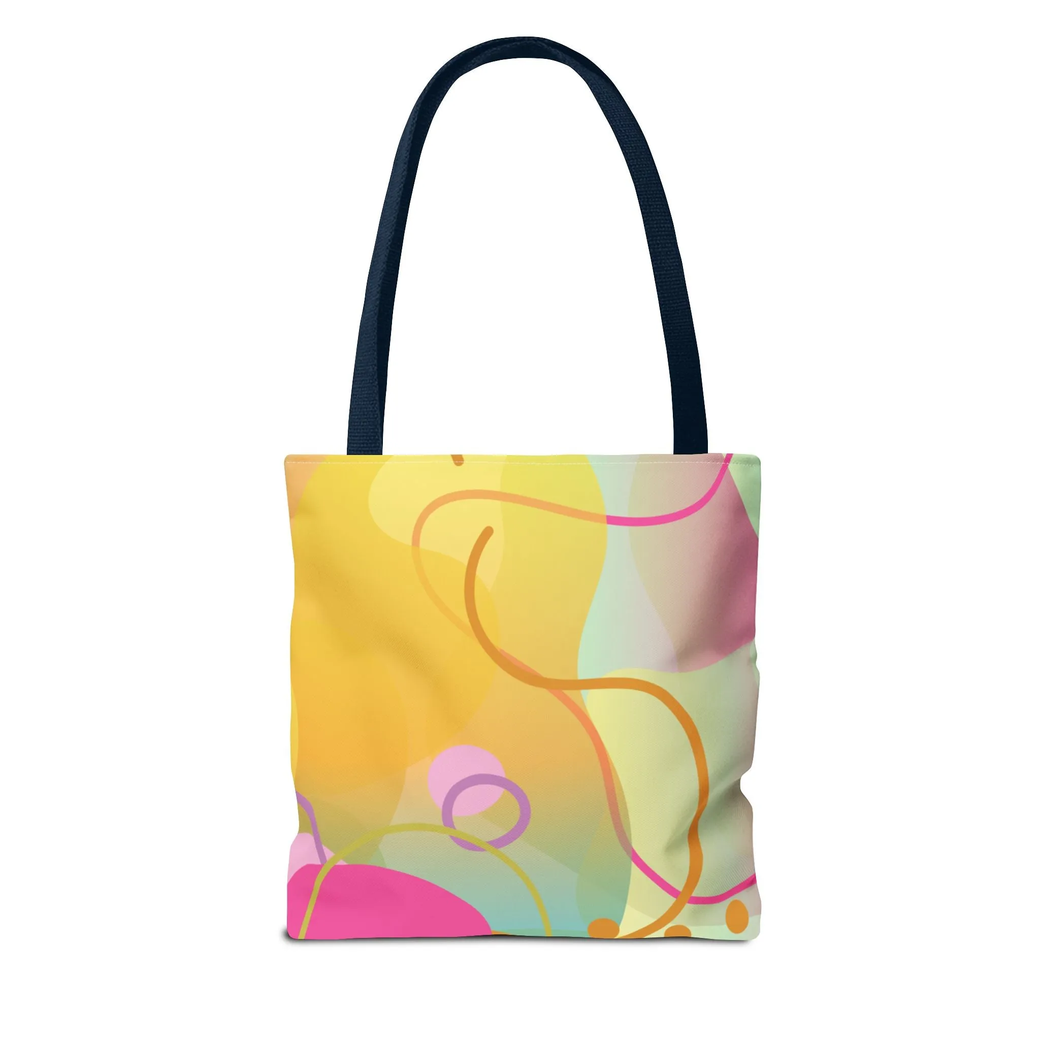 Tote Bag - Fun and Vibrant Digital Abstract Design