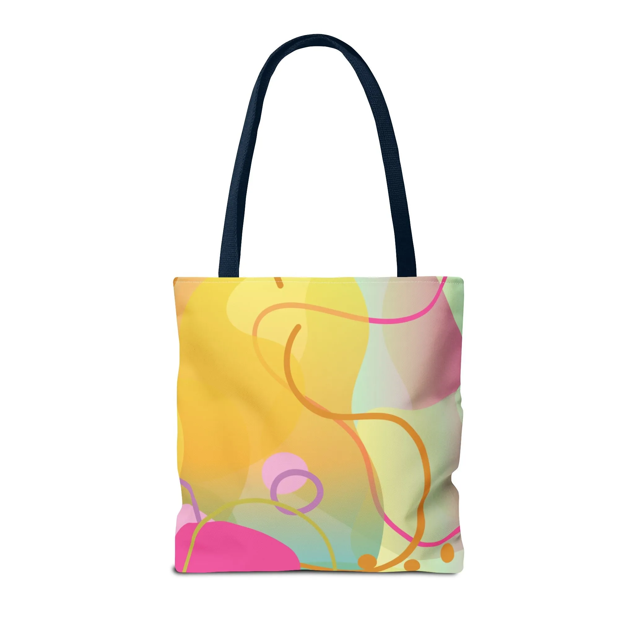 Tote Bag - Fun and Vibrant Digital Abstract Design