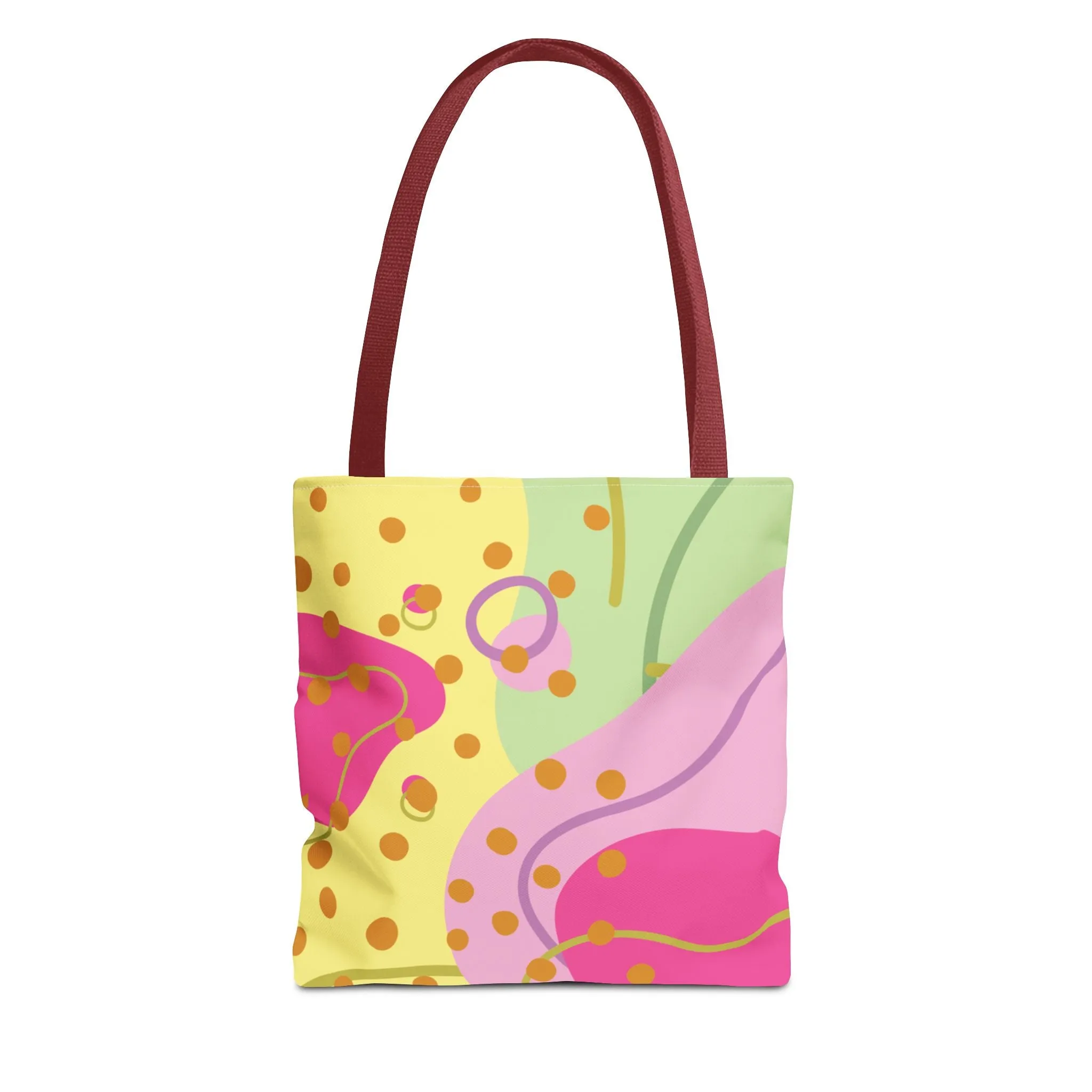 Tote Bag - Fun and Vibrant Digital Abstract Design