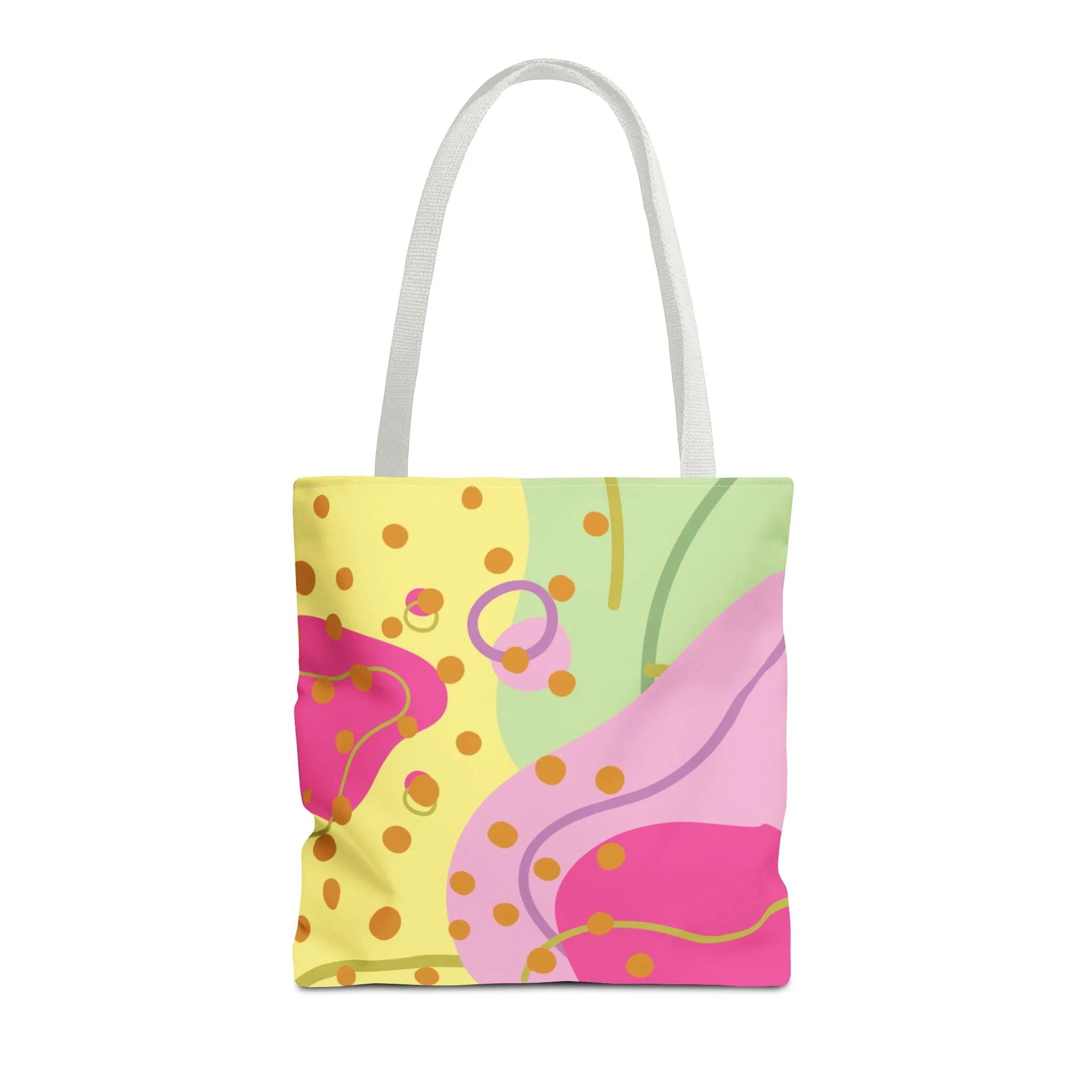 Tote Bag - Fun and Vibrant Digital Abstract Design