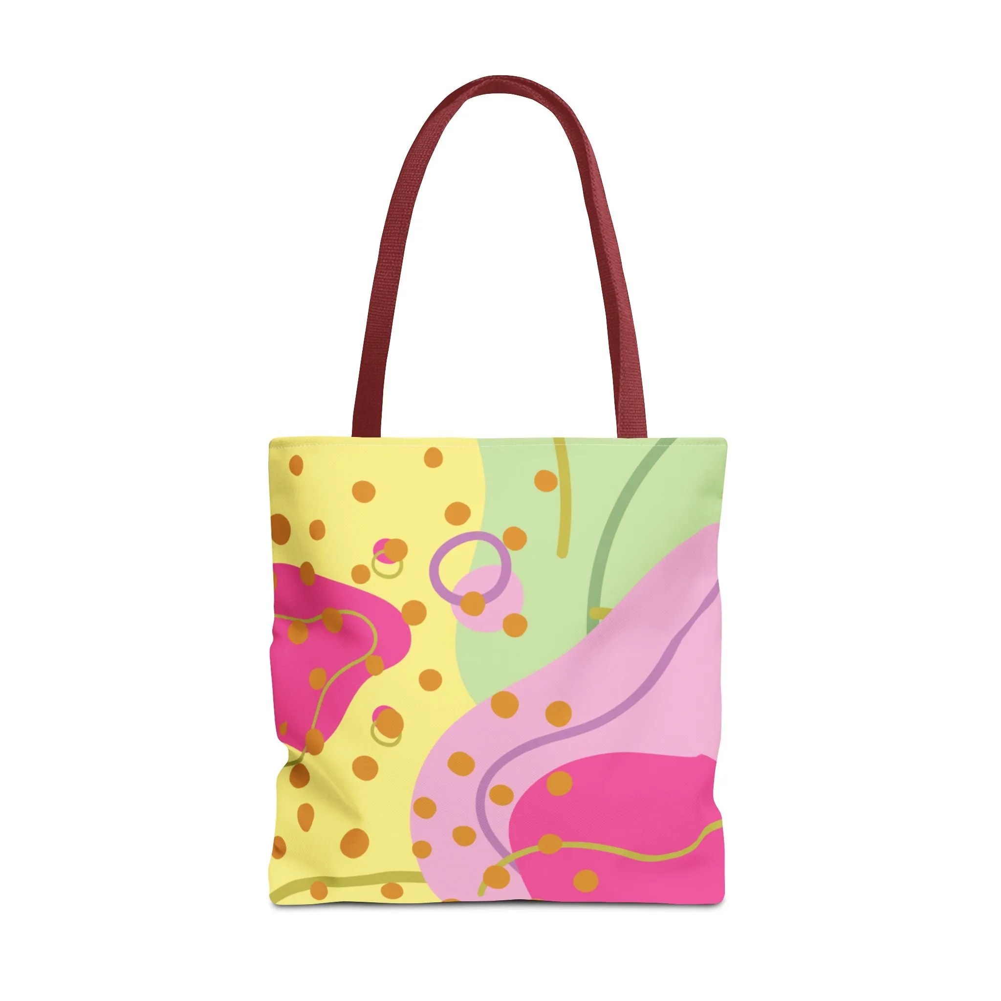 Tote Bag - Fun and Vibrant Digital Abstract Design