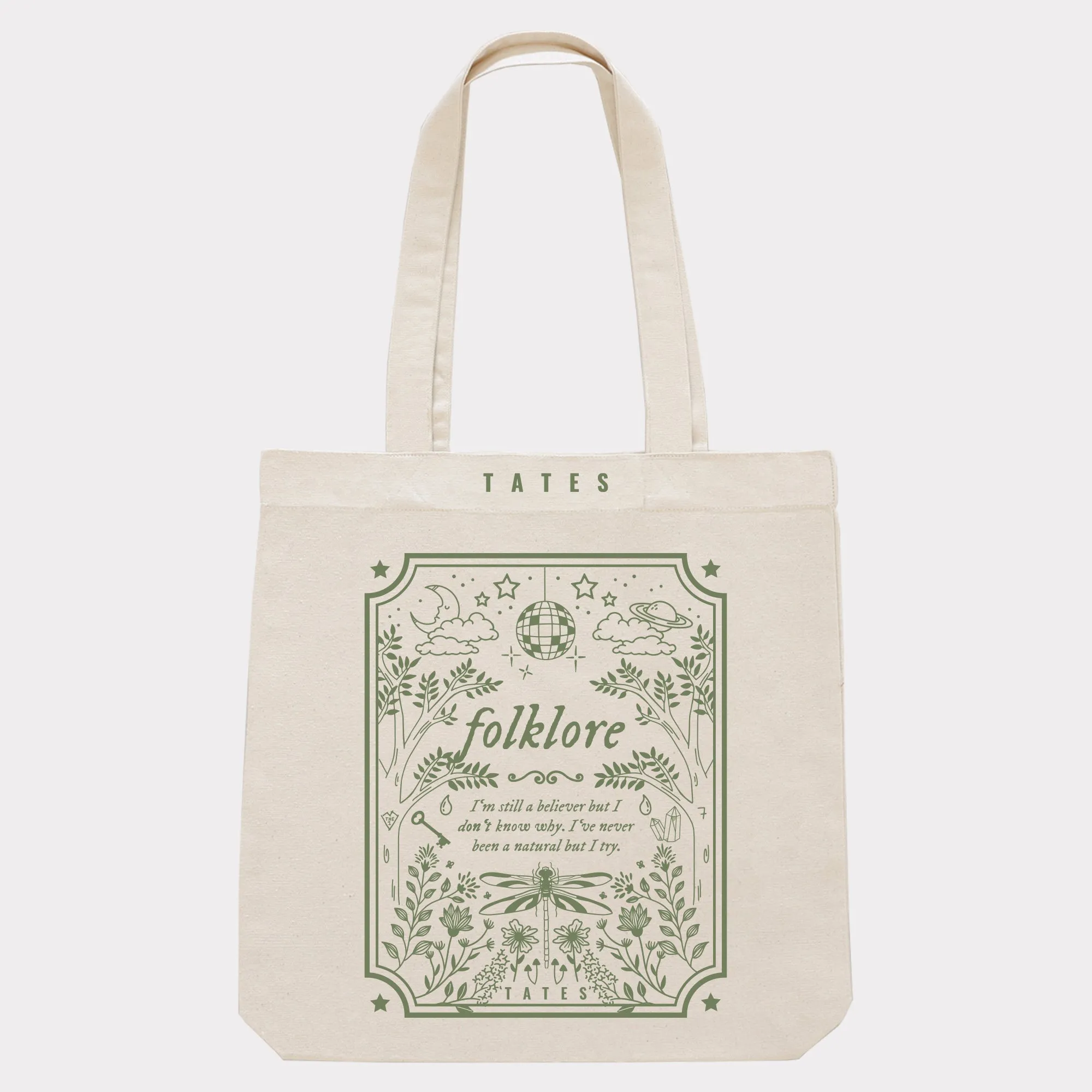 Tote bag mit "Folklore Garden" Motiv