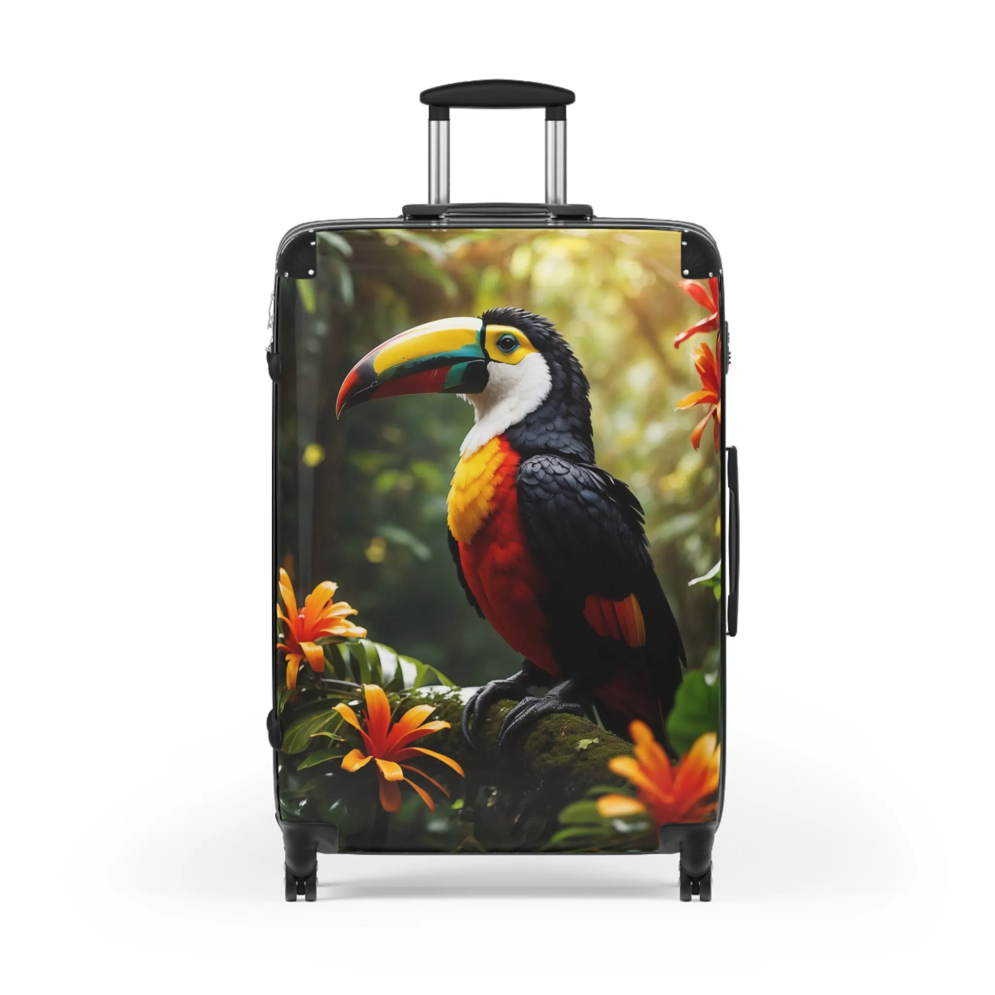 Tropical Toucan Luggage Suitcase - Colorful Travel Case for Adventure Seekers