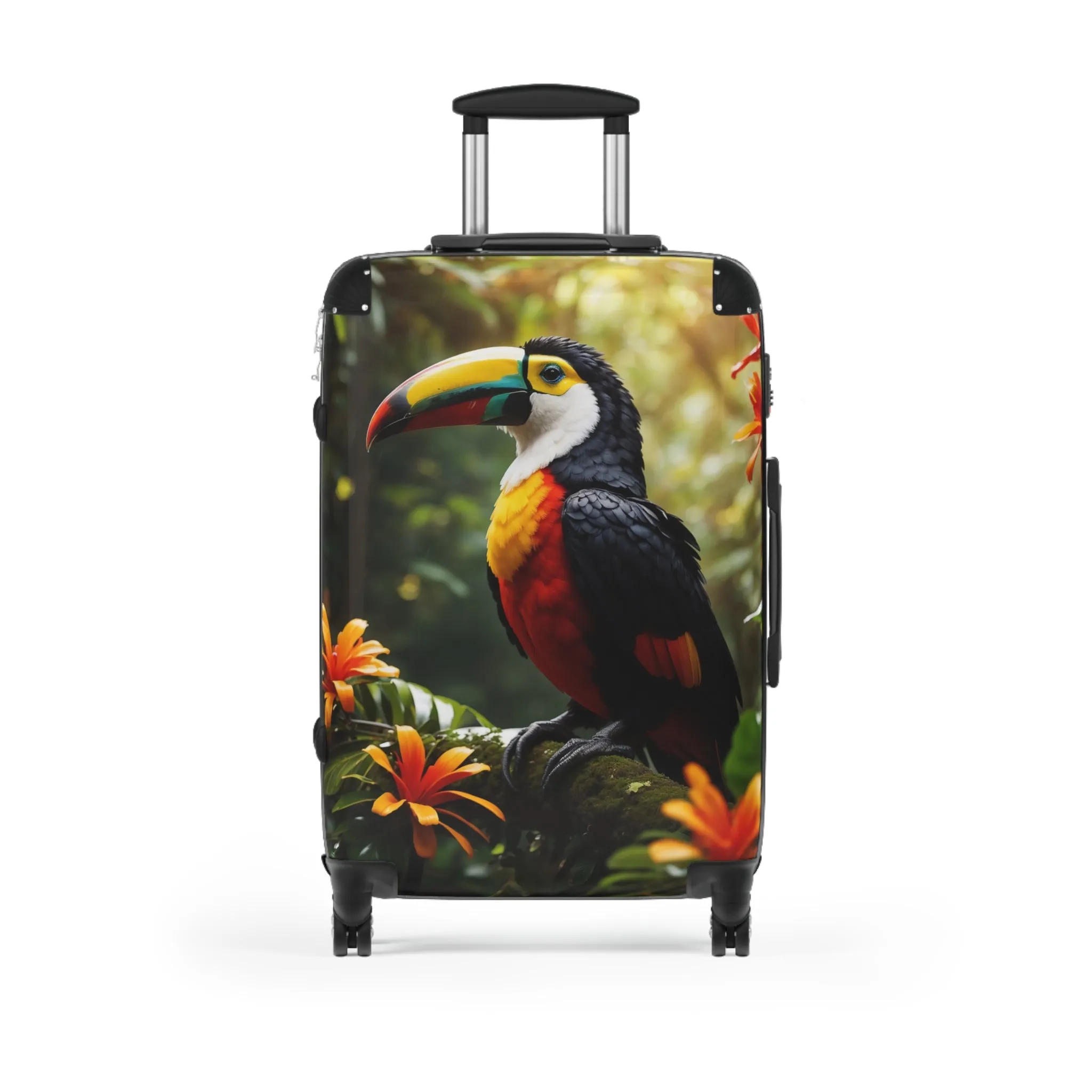 Tropical Toucan Luggage Suitcase - Colorful Travel Case for Adventure Seekers