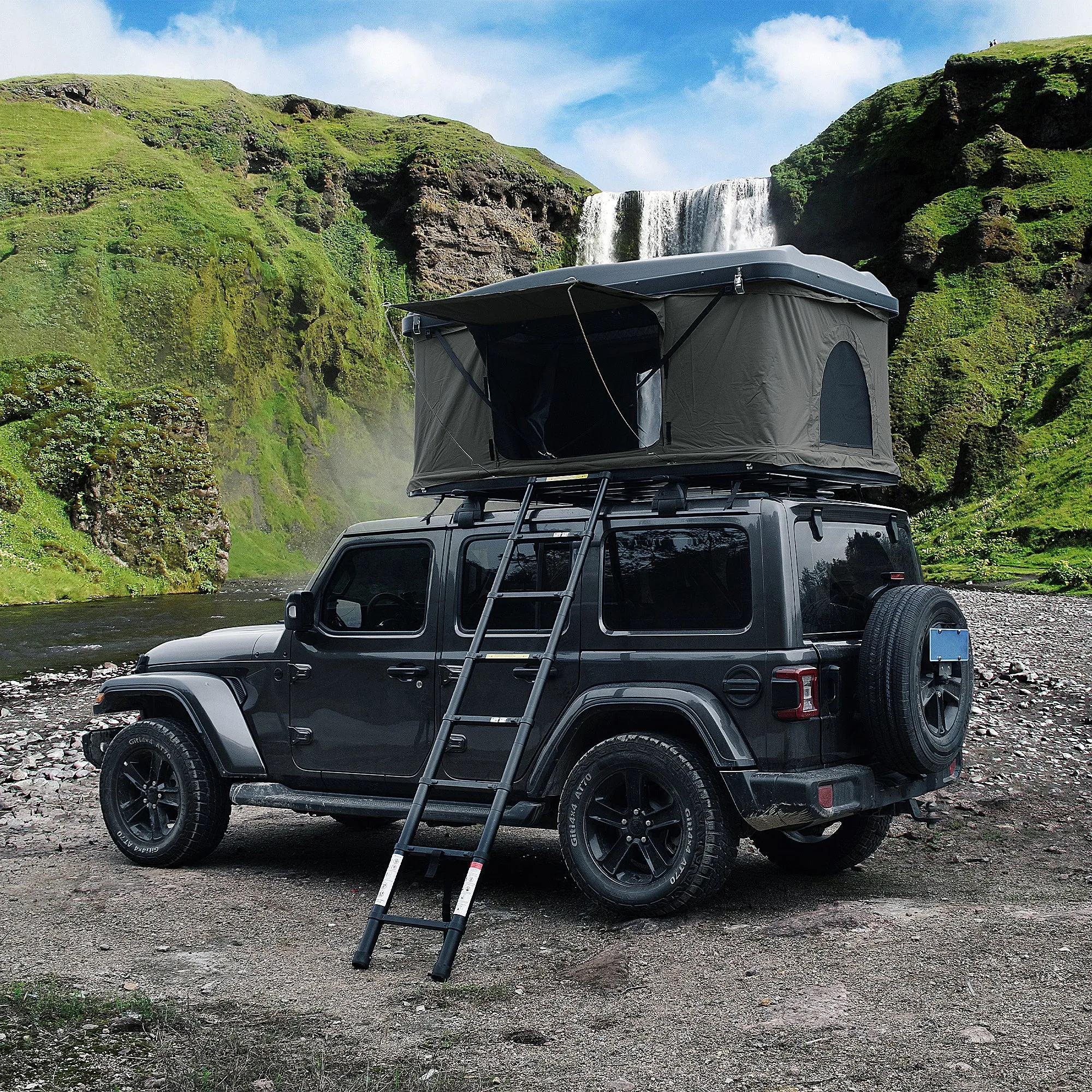 Trustmade Pop-Up Hard Shell Rooftop Tent