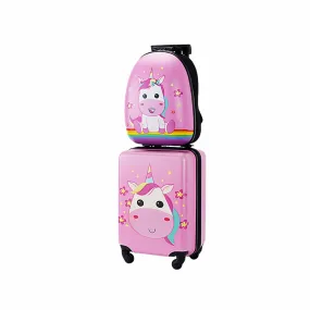 Unicorn Rolling Suitcase with Backpack