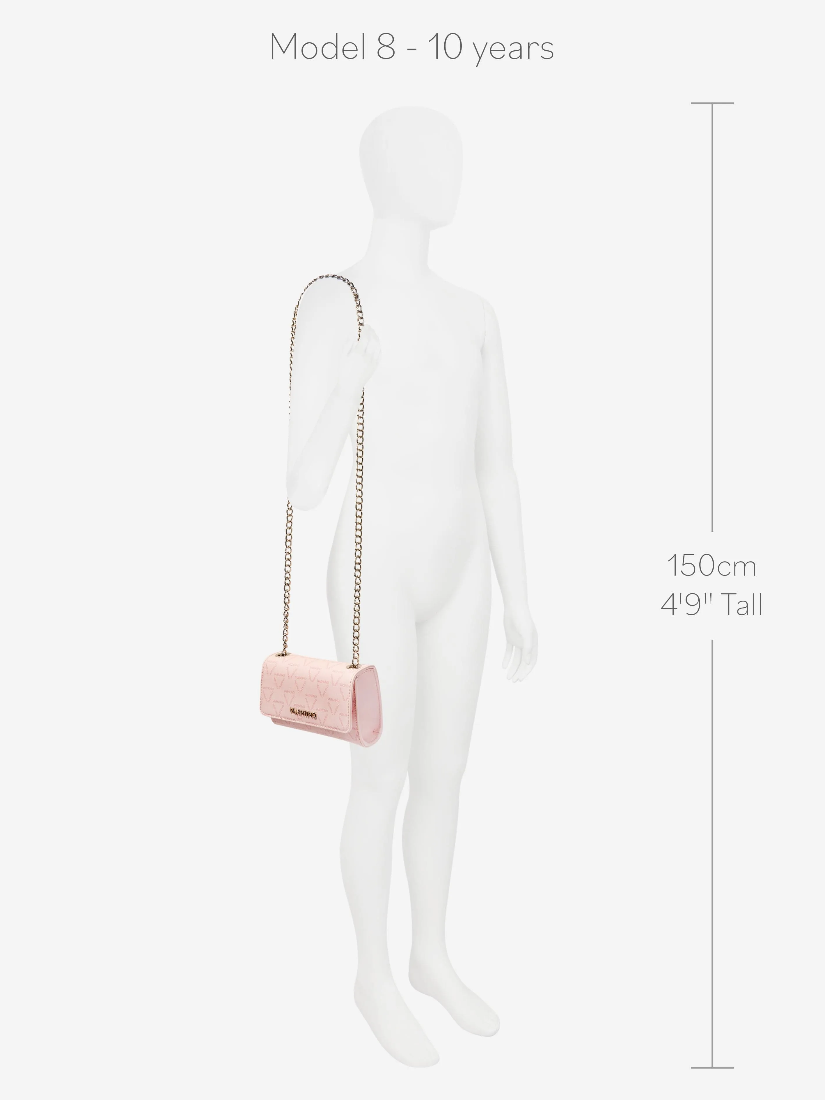 Valentino Girls Pretty Satchel Bag in Pink