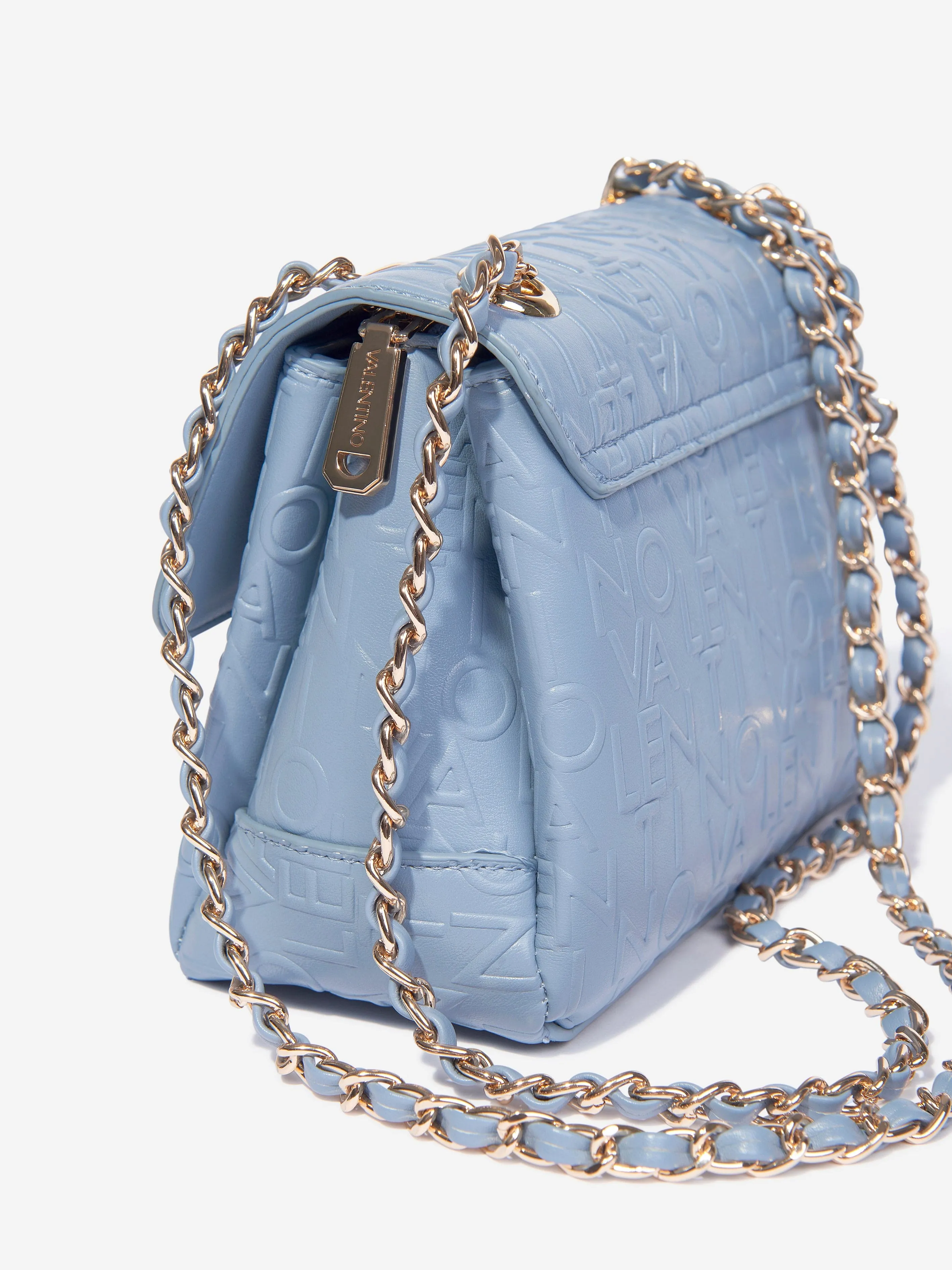 Valentino Girls Relax Flap Bag in Blue (20cm)