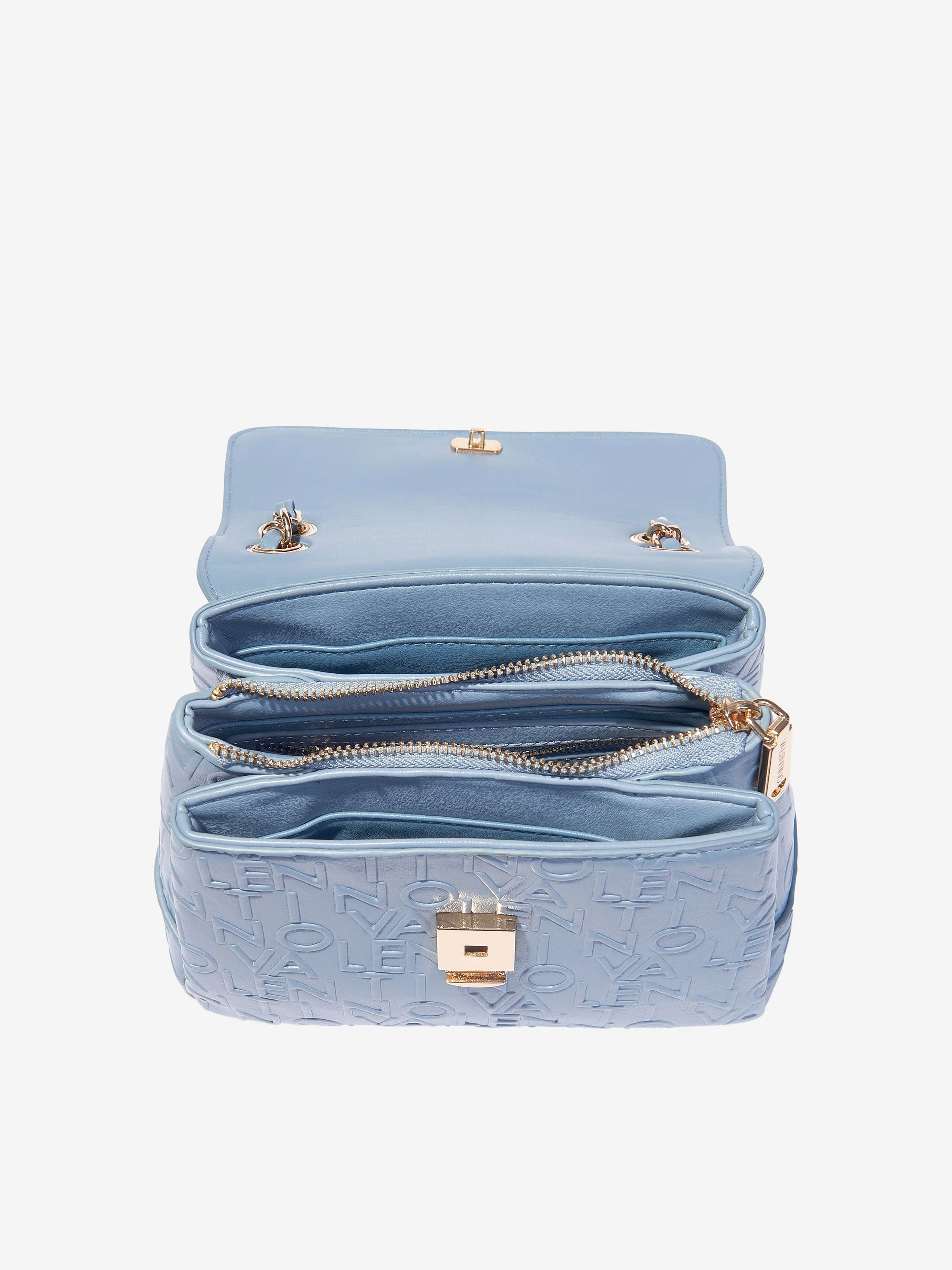 Valentino Girls Relax Flap Bag in Blue (20cm)