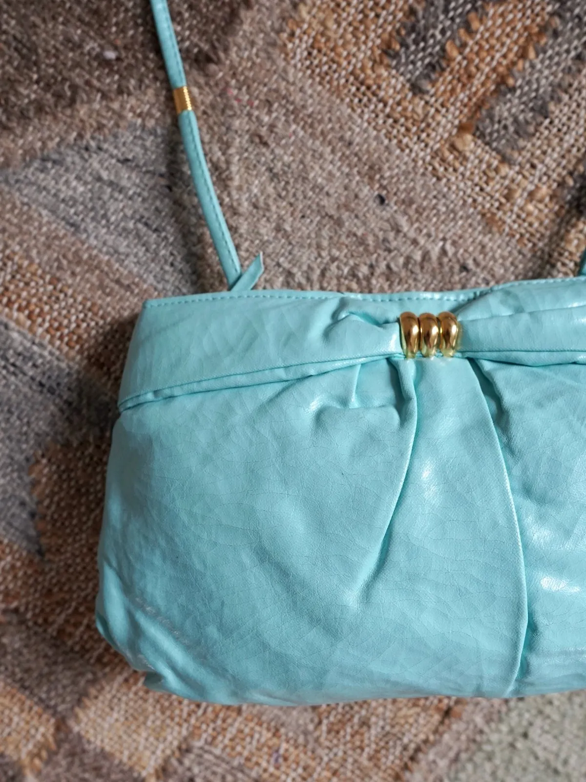 Vintage Sky Blue Bag