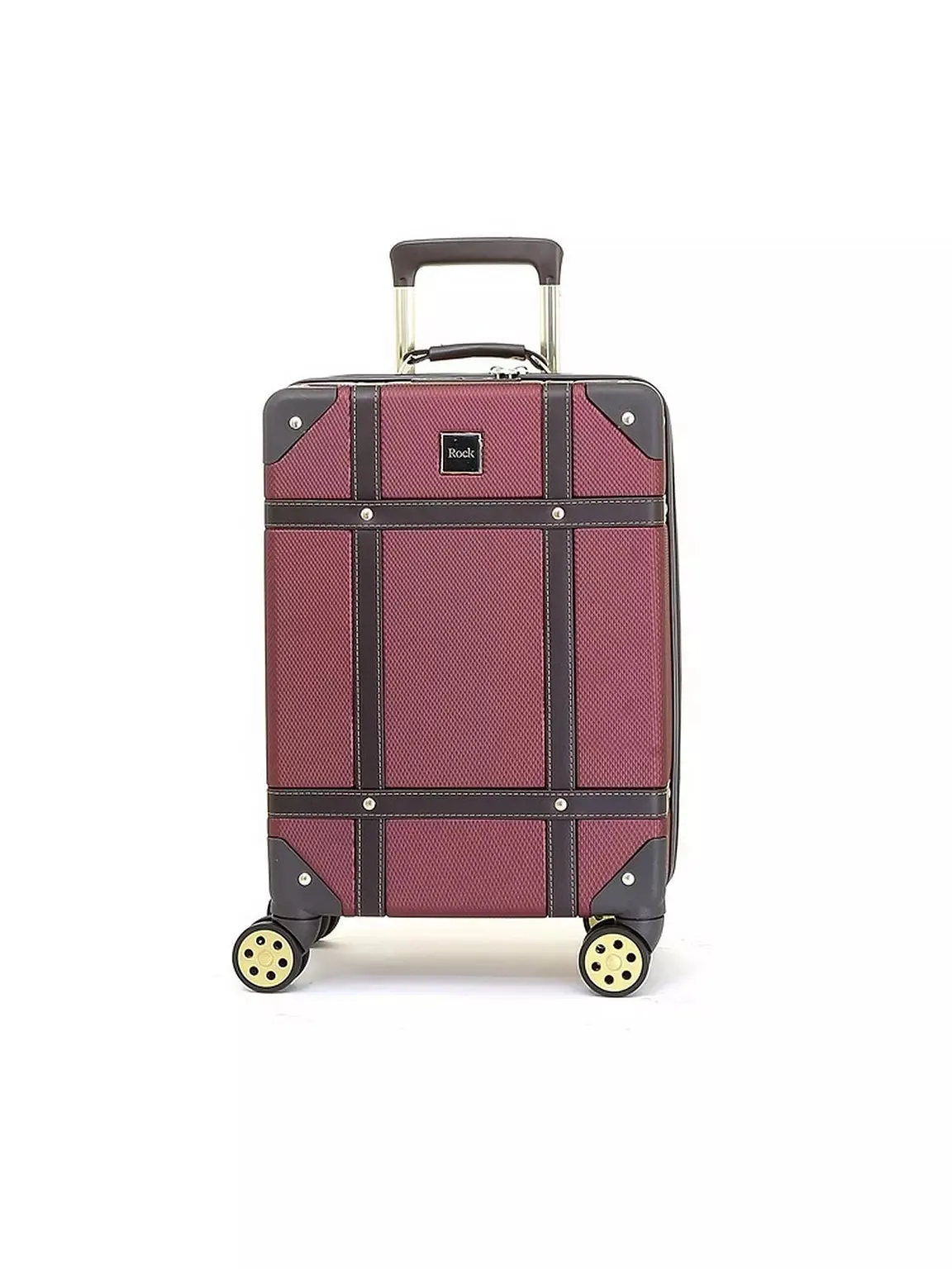 Vintage Small Suitcase - Burgundy