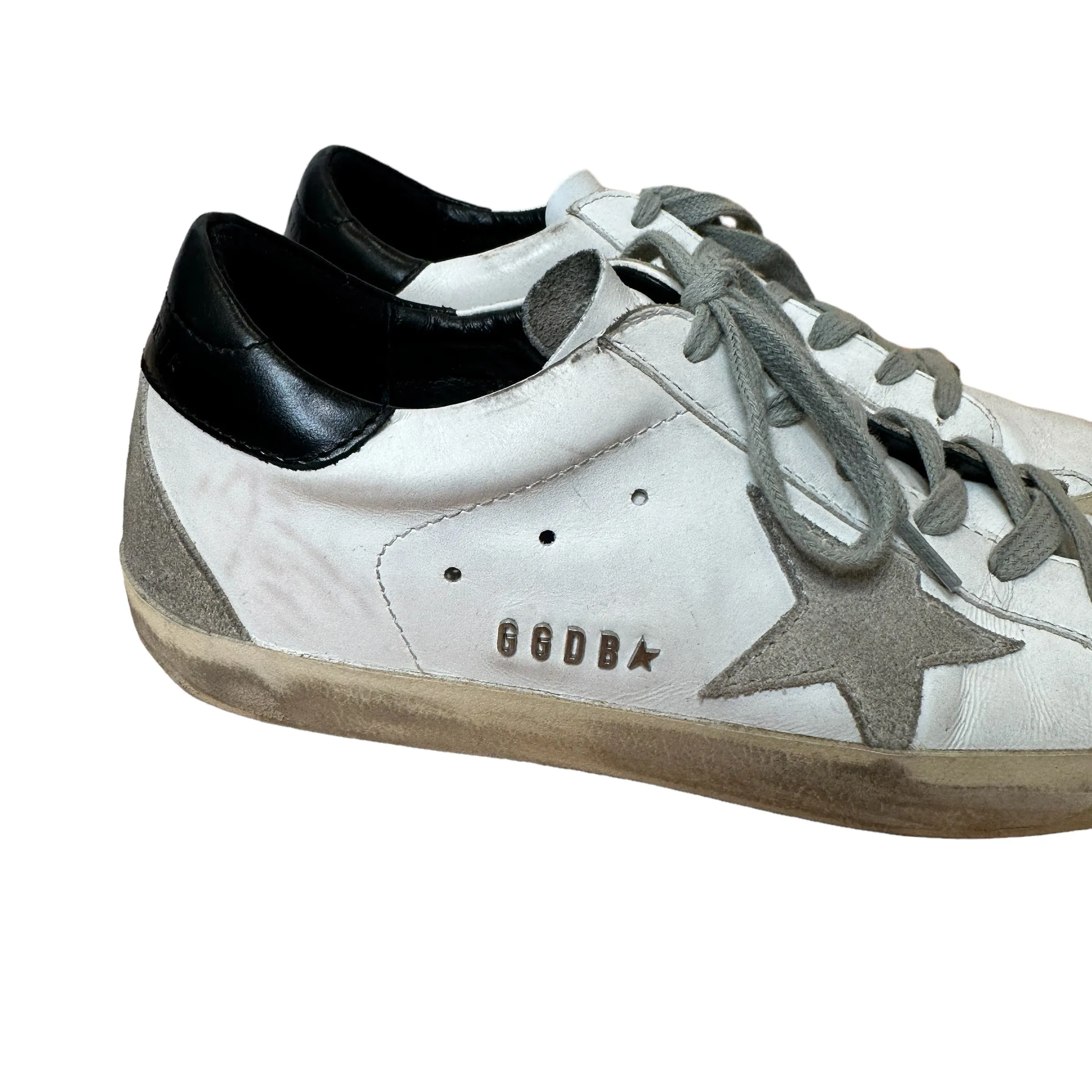 White Leather Sneakers - 8