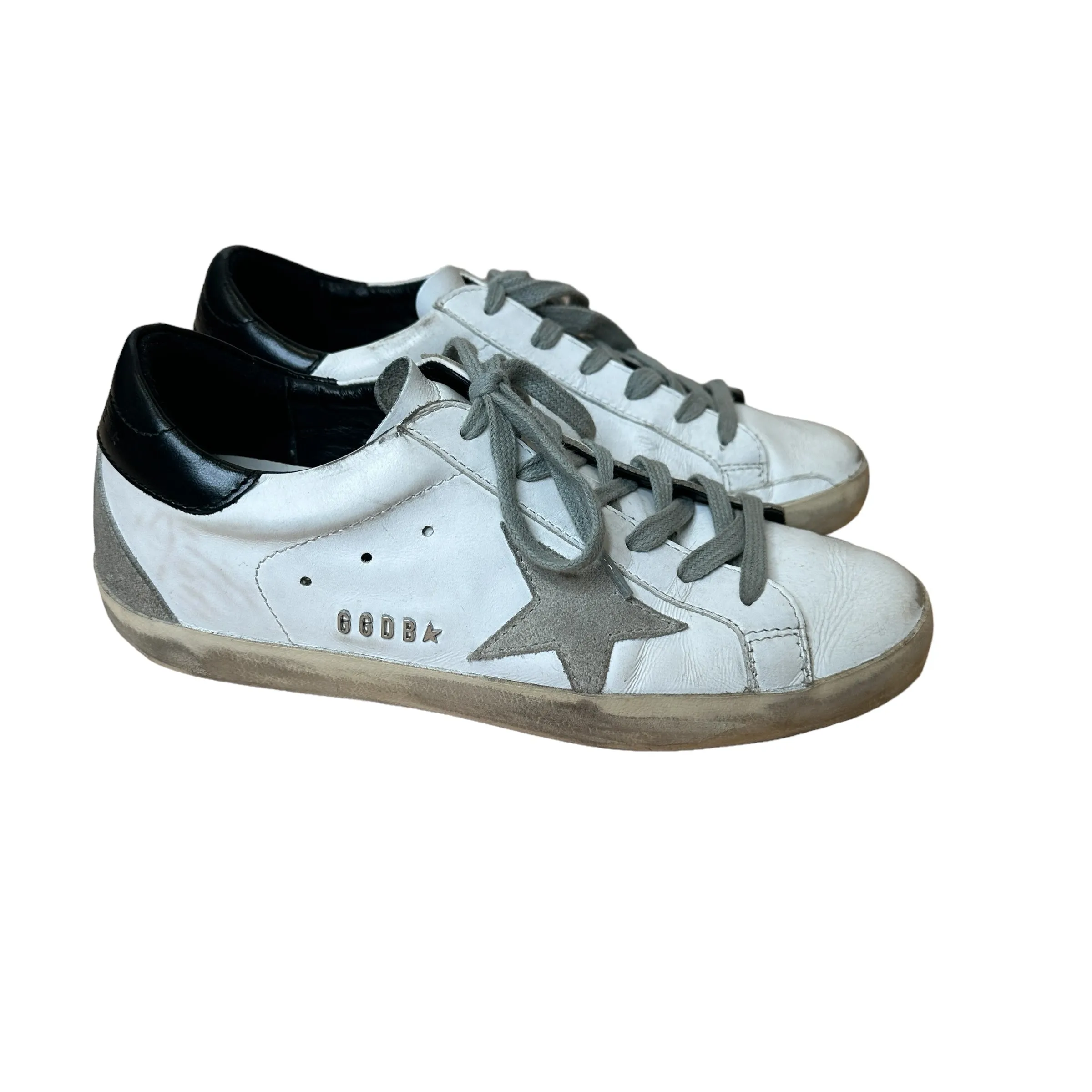 White Leather Sneakers - 8