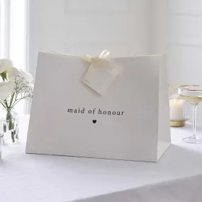 White Maid of Honour Gift Bag