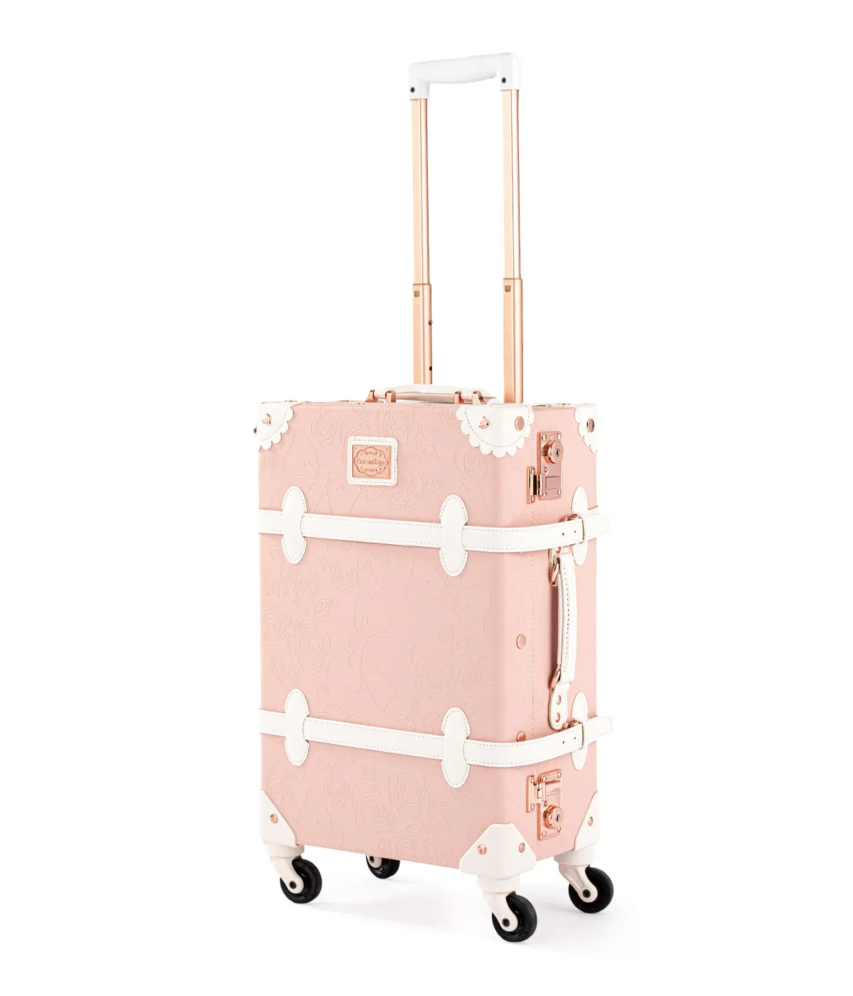 WildFloral Carry-on - Embossed Pink's