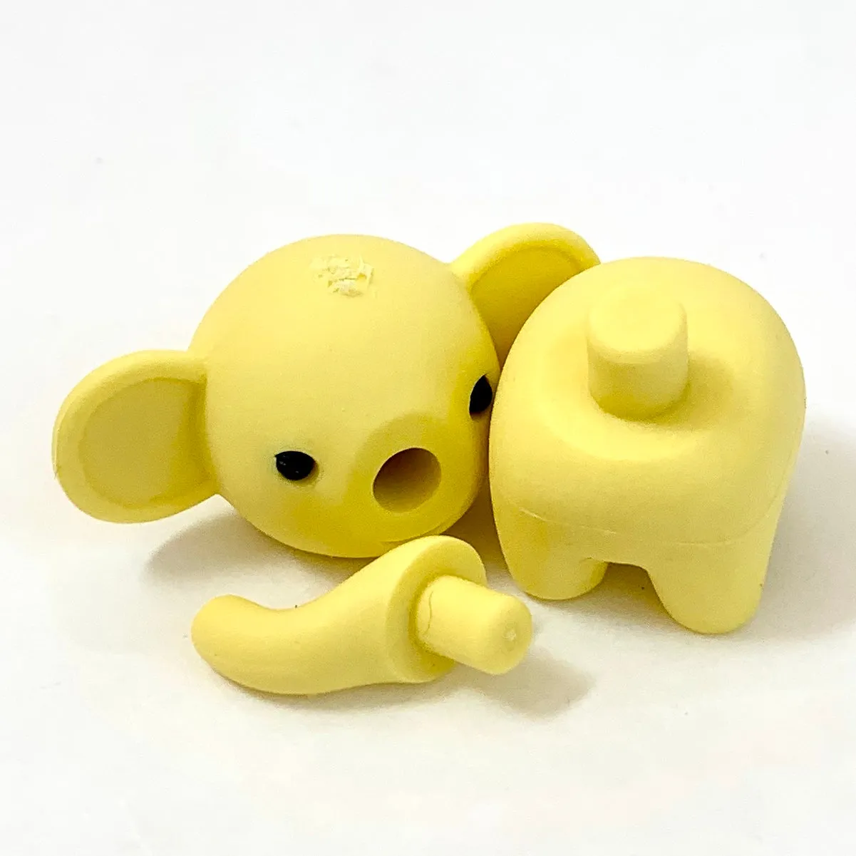 X 380331 ELEPHANT ERASERS PASTEL COLORS-DISCONTINUED