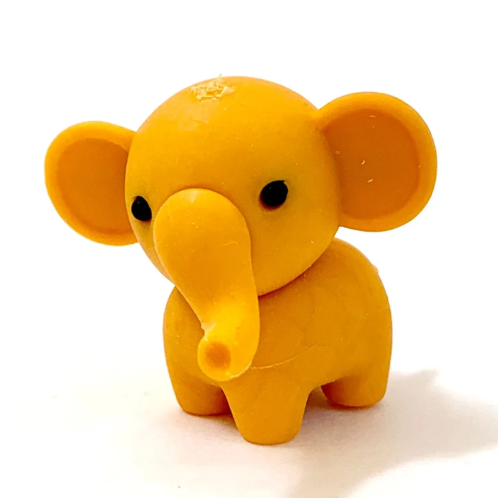 X 380331 ELEPHANT ERASERS PASTEL COLORS-DISCONTINUED