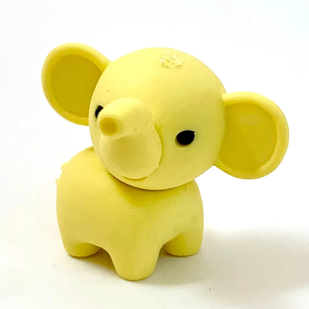 X 380331 ELEPHANT ERASERS PASTEL COLORS-DISCONTINUED