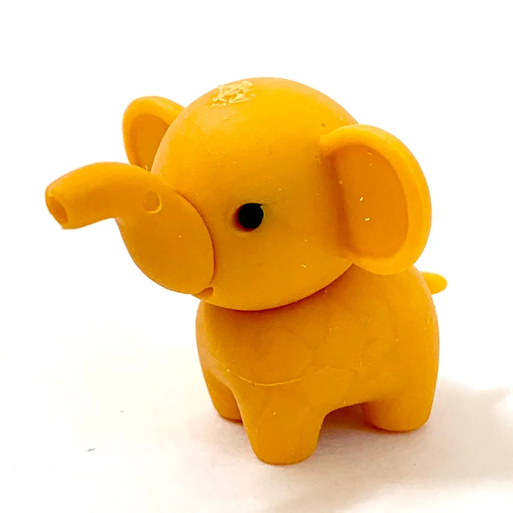 X 380331 ELEPHANT ERASERS PASTEL COLORS-DISCONTINUED