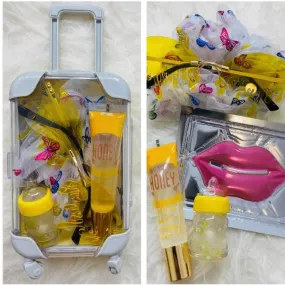 Yellow Mini-Suitcase Lip Care Bundle