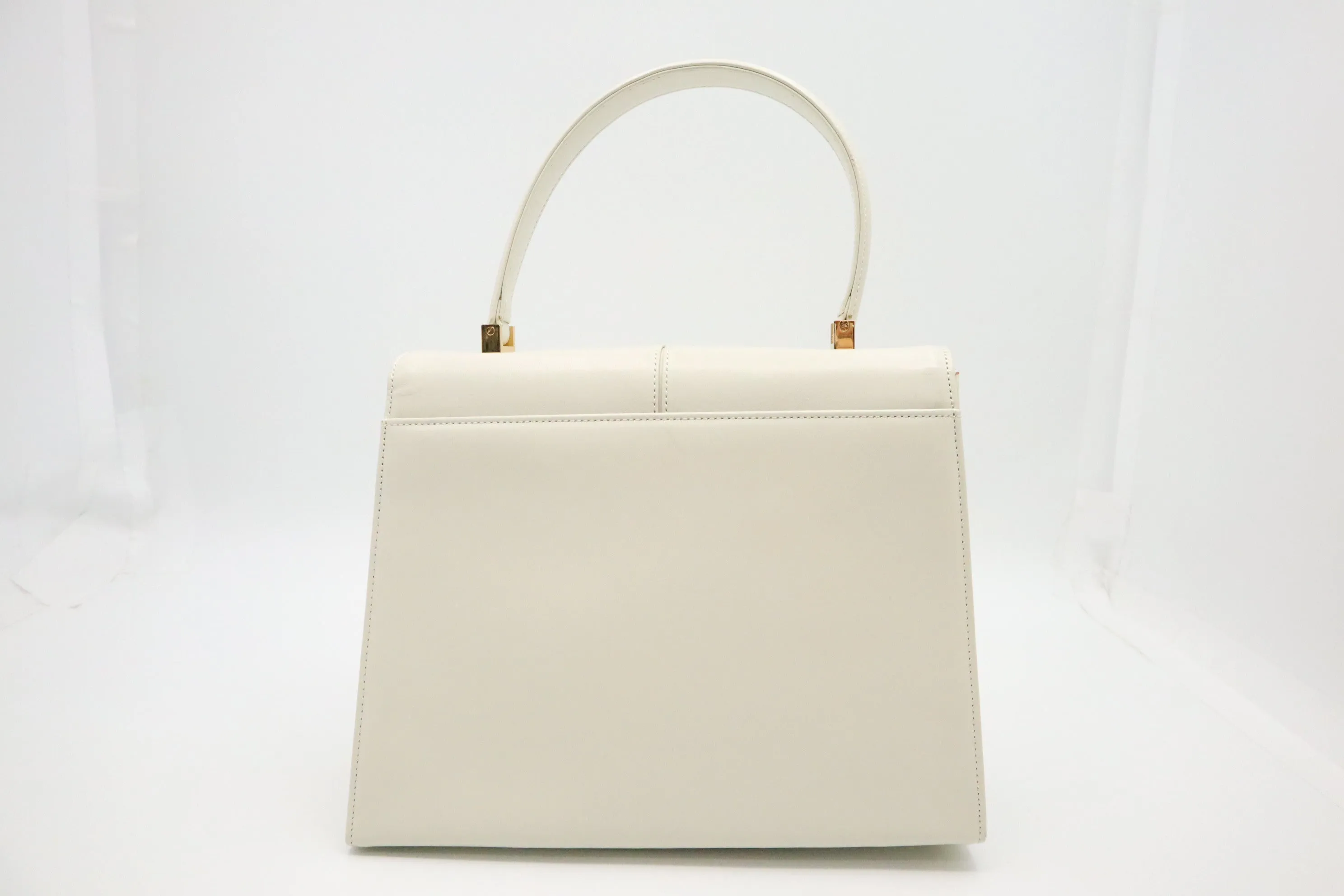 YSL Saint Laurent Handbag in White Leather