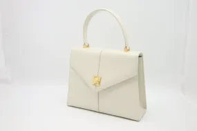 YSL Saint Laurent Handbag in White Leather