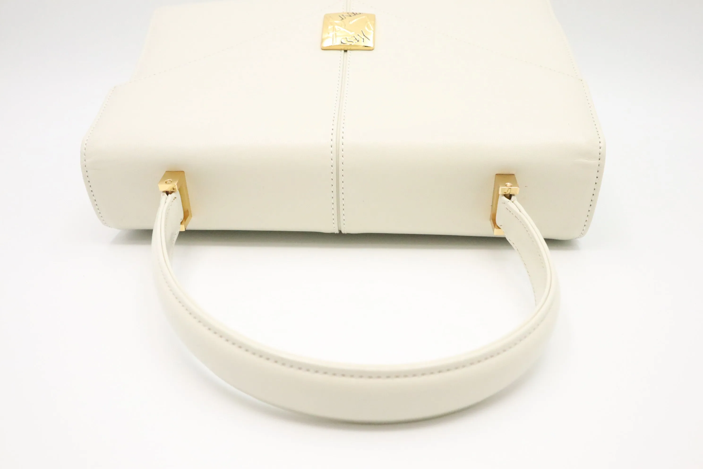 YSL Saint Laurent Handbag in White Leather