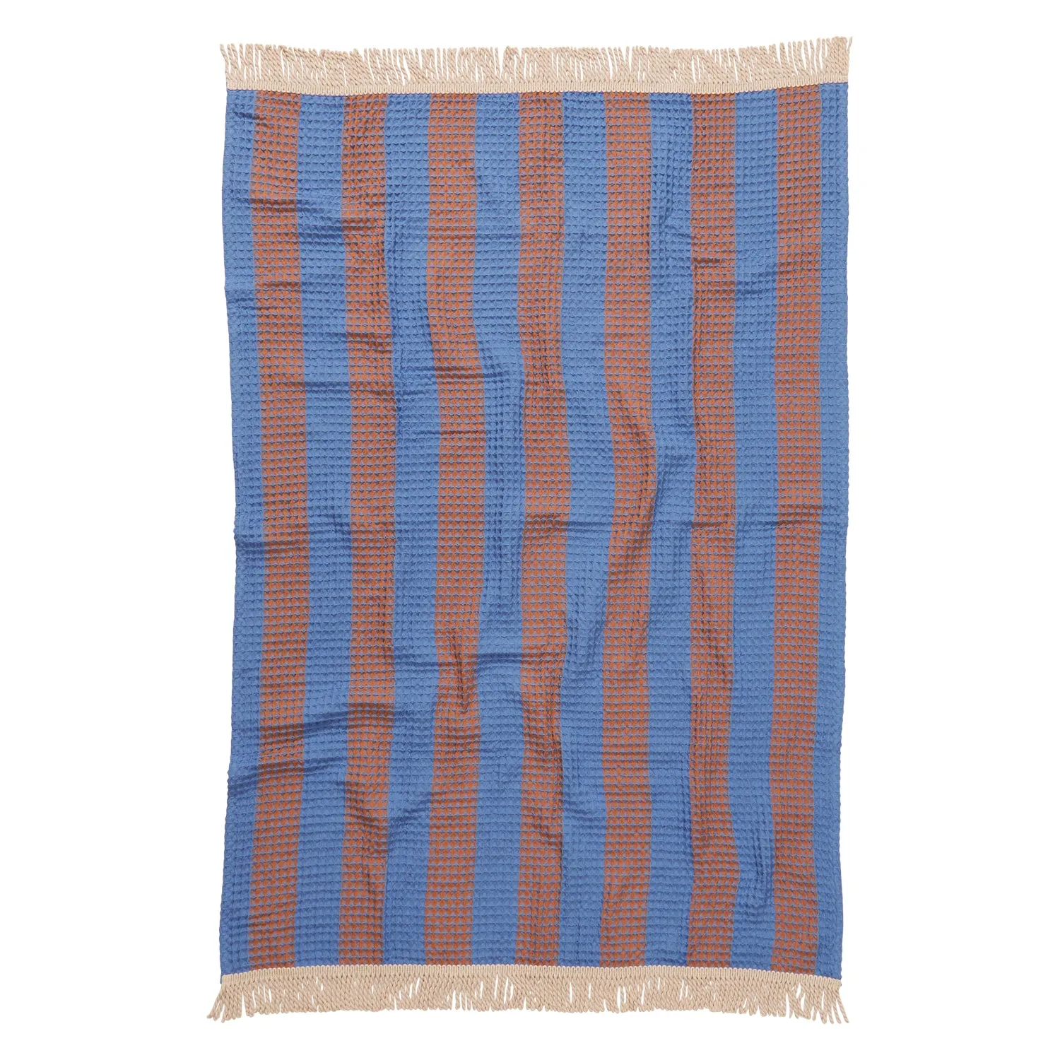 Zelia Waffle Towel - Blue Jay