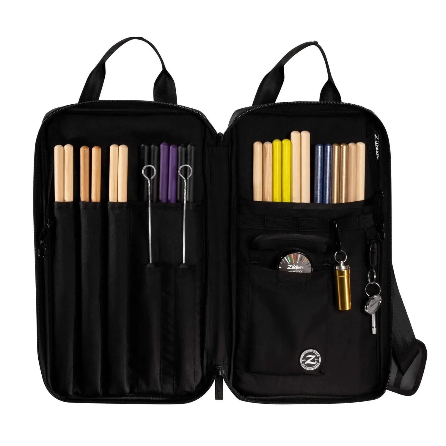 Zildjian Gigging Drumstick Bag For 10 Pairs Of Drumsticks - Black